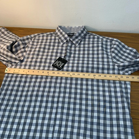 Joseph Abboud Shirt XL Slim Fit NWT Check  H 71 - Picture 9 of 11